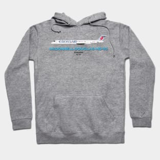 McDonnell Douglas MD-83 - Crossair Hoodie